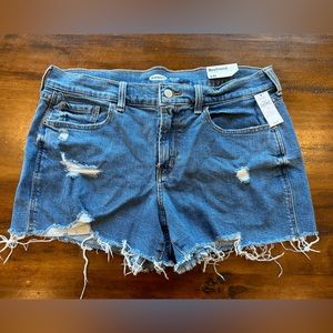 Old Navy | Boyfriend Distressed Jean Shorts Size 10